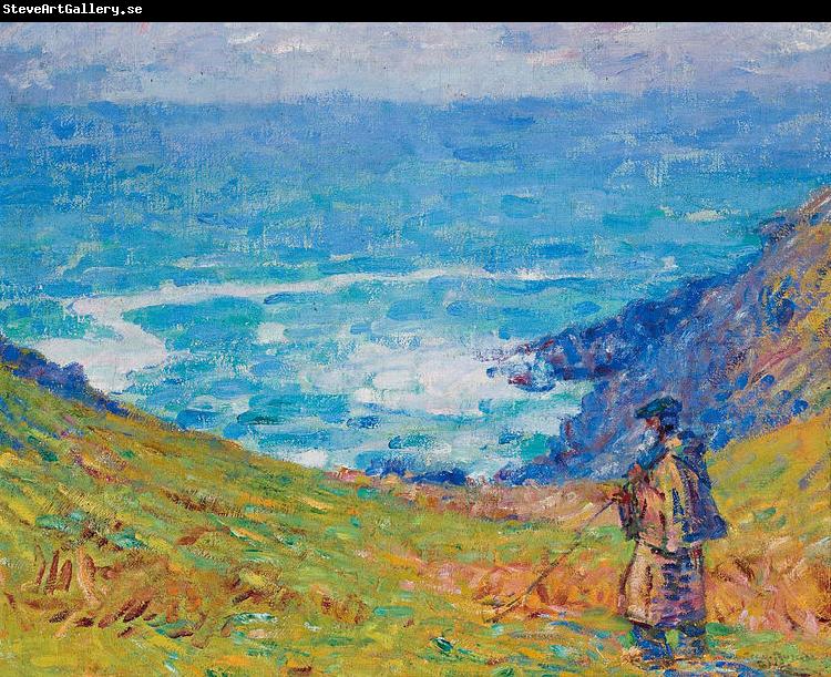 John Peter Russell Pecheur sur falaise